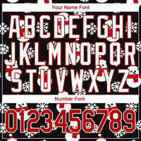 Personalized Name and Number Holiday Shirt, Custom Christmas Performance T-Shirt, Festive Athletic Workout Tee, Xmas Sports Team Present