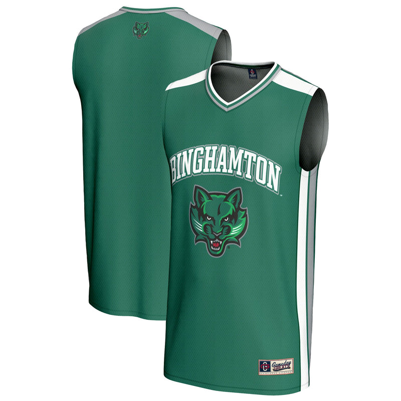 Binghamton Bearcats Spirit Basketball Jersey - Green