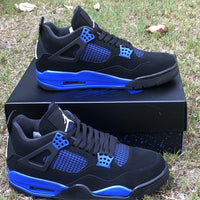 Sneakers, Blue Black Colorway, Lace Up Design, Casual Gift for Sneaker Fans