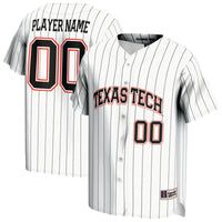 Texas Tech Red Raiders NIL Pick-A-Player Baseball Lightweight Jersey - White