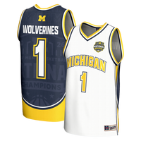 Michigan Wolverines 2026 NCAA Basketball National Champions #1 Commemorative Fashion Jersey - White