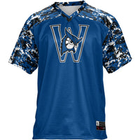 Westfield State Owls Football Jersey - Blue
