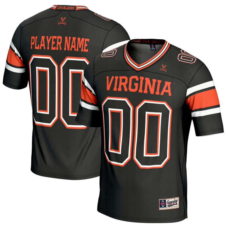 Virginia Cavaliers NIL Pick-A-Player Football Jersey - Black