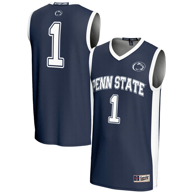 #1 Penn State Nittany Lions Lightweight Basketball Jersey - Navy