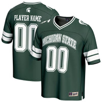 Michigan State Spartans NIL Pick-A-Player Football Fashion Jersey - Green