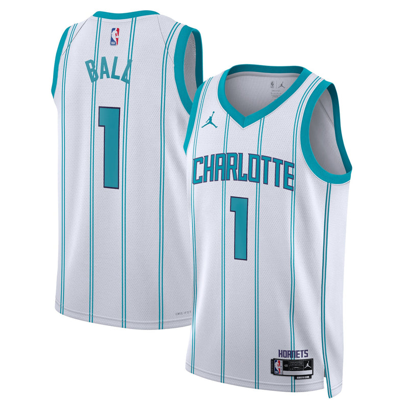 Charlotte Hornets Association Edition Swingman Jersey - White - LaMelo Ball