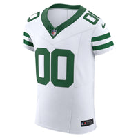New York Jets White Elite Custom Jersey
