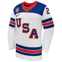 Dylan Larkin White US Hockey 2026 Away Replica Jersey
