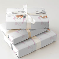 Western Christmas Gift Wrap, Cowboy Santa Wrapping Paper, Watercolor Rustic Country Santa Wrapping Paper, Holiday Rodeo Gift Wrap Roll