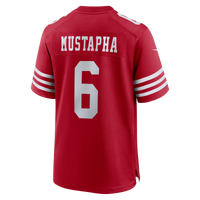 San Francisco 49ers Malik Mustapha Scarlet Game Jersey