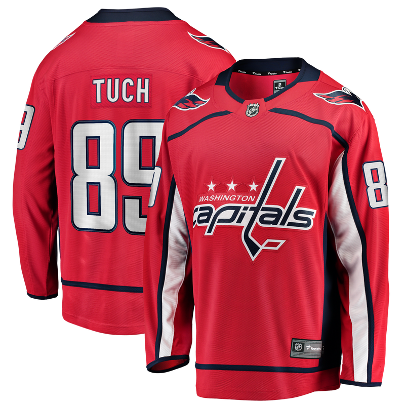 Washington Capitals Alex Tuch Red Home Breakaway Jersey