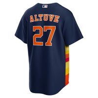 Houston Astros Jose Altuve Navy Alternate 2 Replica Jersey