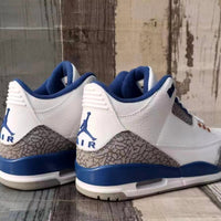 Sneakers, Blue White Colorway, Lace Up Design, Casual Gift for Sneaker Fans