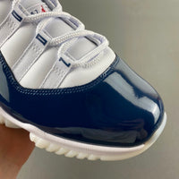 Low Top Sneakers, Blue White Red Colorway, Lace Up Design, Casual Gift for Sneaker Fans