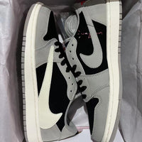 Low Top Sneakers, Gray Colorway, Reverse Hook Design, Lace Up Design, Casual Gift for Sneaker Fans