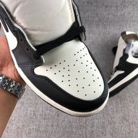 High Top Sneakers, Black White Colorway, Reverse Hook Design, Lace Up Design, Casual Gift for Sneaker Fans
