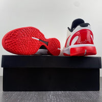 Low Top Sneakers, White Red Colorway, Lace Up Design, Casual Gift for Sneaker Fans