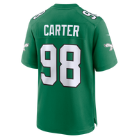 Philadelphia Eagles Jalen Carter Kelly Green Alternate Game Jersey