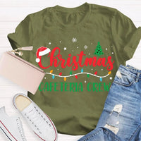 Festive Holiday Tree Lunch Lady Shirt, Christmas Cafeteria Crew T-Shirt, School Cafeteria Staff Christmas Tee