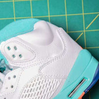 Sneakers, White Orange Colorway, Lace Up Design, Casual Gift for Sneaker Fans