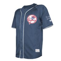 New York Yankees Navy Team Color Full-Button Fashion Jersey