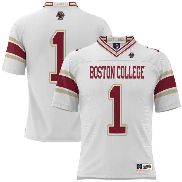 #1 Boston College Eagles Football Jersey - White