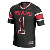 #1 Miami University RedHawks Football Jersey - Black