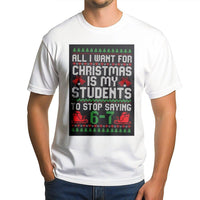 Adorable Math Teacher Tee, Humorous Math Teacher Christmas Shirt, School Educator Holiday Graphic T-Shirt, Winter Math Teacher Present for Teacher