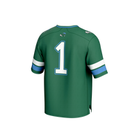 #1 Tulane Green Wave Collegiate Football Fashion Jersey - Green