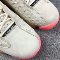 High Top Sneakers, Gray Red Colorway, Lace Up Design, Casual Gift for Sneaker Fans