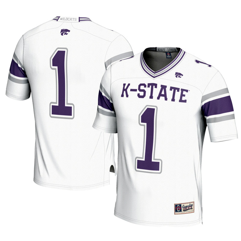 #1 Kansas State Wildcats Football Jersey – White