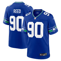 Seattle Seahawks Jarran Reed Royal Alternate Game Jersey