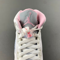 Retro Low Top Sneakers, White Black Pink Colorway, Lace Up Design, Casual Gift for Sneaker Fans