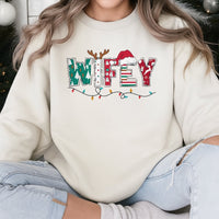 Reindeer Antler Hubby Holiday Sweater, Hubby Christmas Sweatshirt, Husband Christmas Sweatshirt, Matching Couples Crewneck, Present for Him