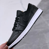 Low Top Golf Shoes, White Black Colorway, Lace Up Design, Casual Gift for Shoe Lovers
