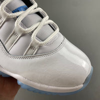 Low Top Sneakers, Blue White Colorway, Lace Up Design, Casual Gift for Sneaker Fans