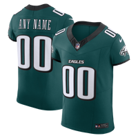Philadelphia Eagles Midnight Green Elite Custom Jersey
