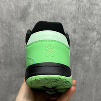 Mid Top Sneakers, Green Colorway, Lace Up Design, Casual Gift for Sneaker Fans