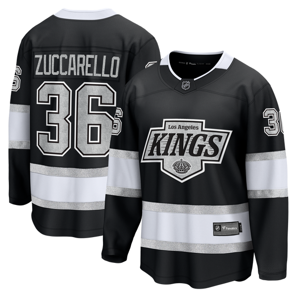 Los Angeles Kings Mats Zuccarello Black Home Breakaway Jersey