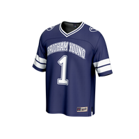 #1 BYU Cougars Collegiate Football Fashion Jersey - Navy