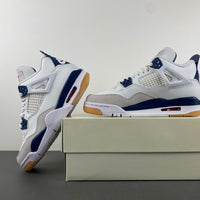 Low Top Sneakers, Blue White Gray Navy Colorway, Leather Footwear, Lace Up Design, Casual Gift for Sneaker Fans