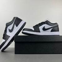 Low Top Sneakers, White Black Colorway, Lace Up Design, Casual Gift for Sneaker Fans