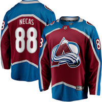 Colorado Avalanche Martin Necas Burgundy Breakaway Player Jersey
