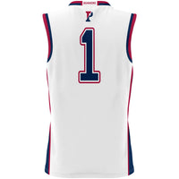 #1 Pennsylvania Quakers Lightweight Basketball Jersey - White