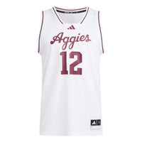 #12 Texas A&M Aggies Replica Swingman Jersey - White