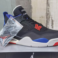 Low Top Sneakers, Blue Black Red Colorway, Lace Up Design, Casual Gift for Sneaker Fans