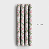 Equestrian Wrapping Paper, Watercolor Horse Christmas Wrapping Paper, Holiday Horse Gift Wrap Roll, Winter Festive Wrapping Paper