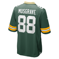 Green Bay Packers Luke Musgrave Green Game Jersey