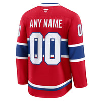 Montreal Canadiens Red Home Premium Custom Jersey