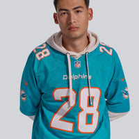 Miami Dolphins Devon Achane Aqua Player Game Jersey
